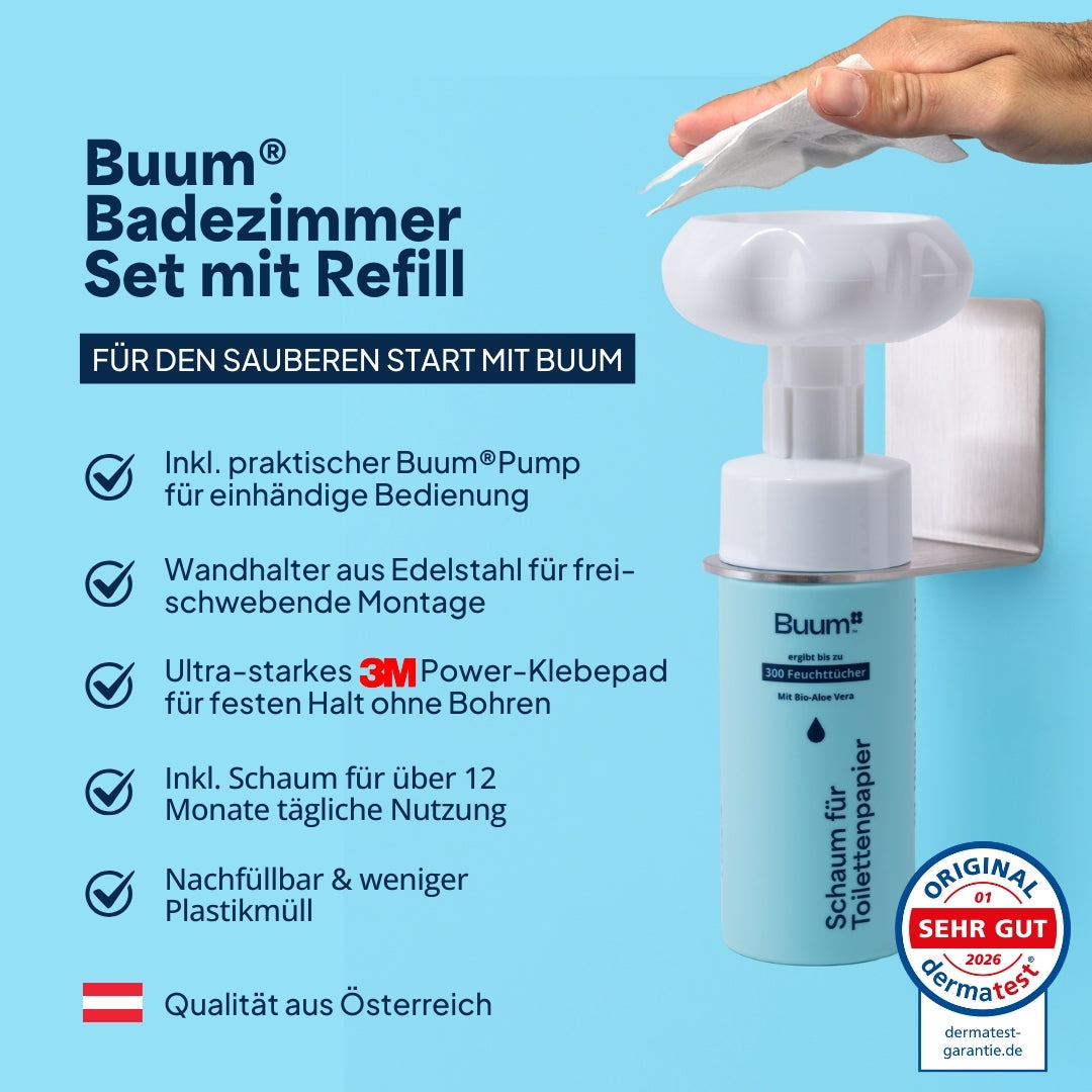 Buum® Badezimmer Set inkl. Refill