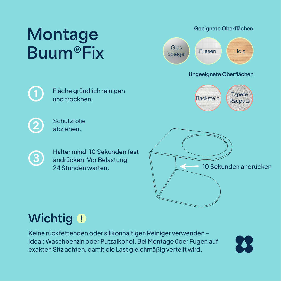 Buum® Fix Wandhalter 2.0