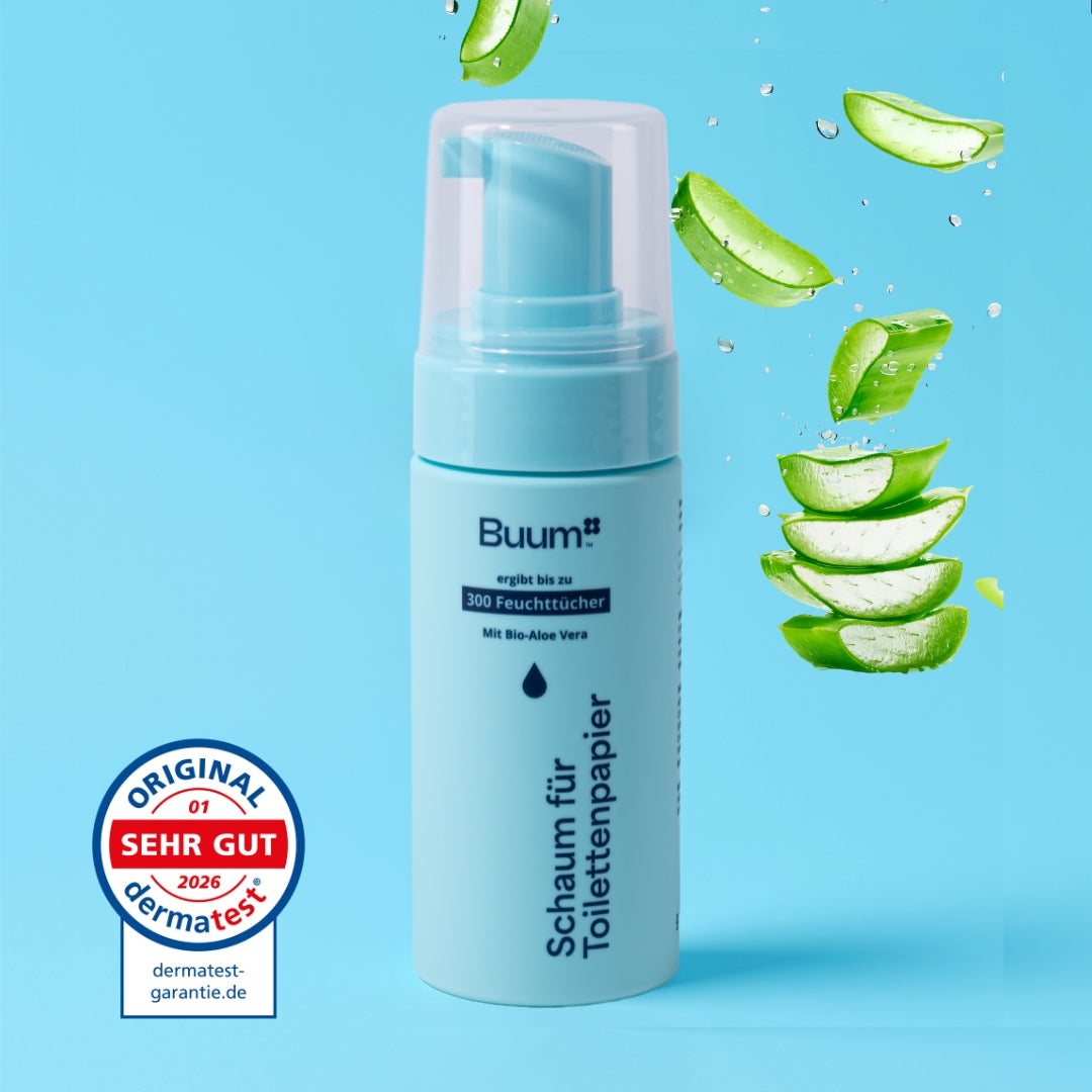 Buum® Natürlicher Schaum für Toilettenpapier