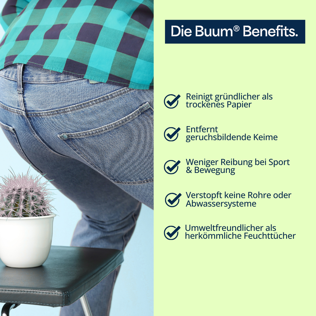 Buum® Natürlicher Schaum für Toilettenpapier
