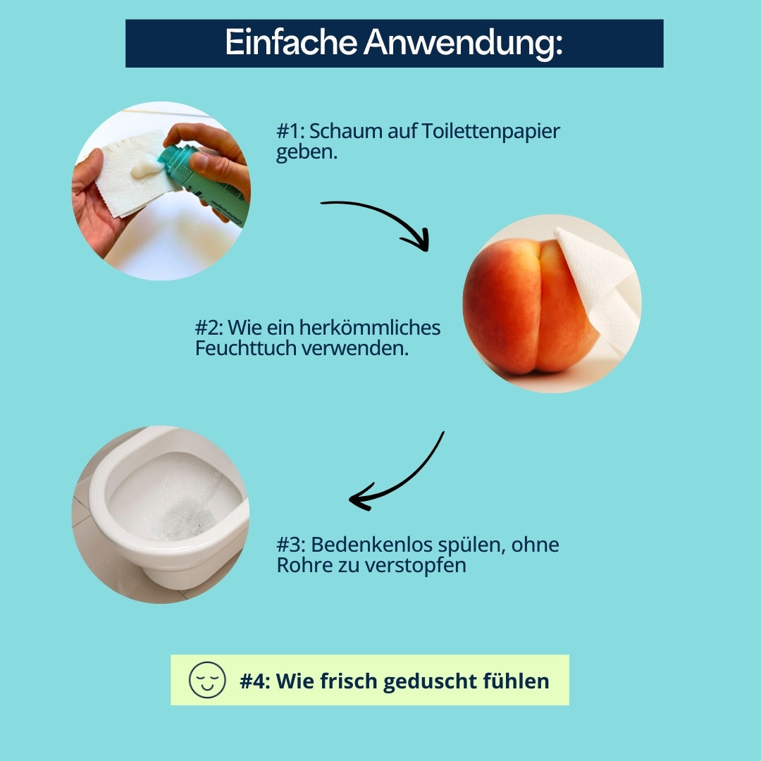 Buum® Natürlicher Schaum für Toilettenpapier