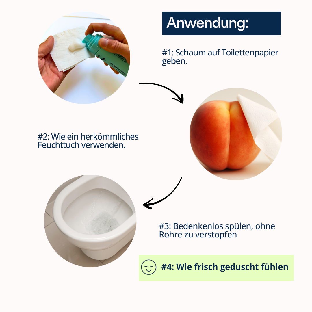 Buum® Natürlicher Schaum für Toilettenpapier