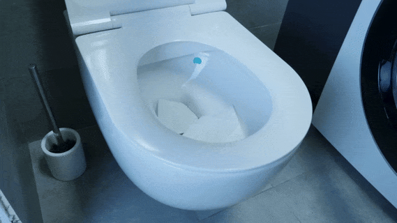Feuchtes Toilettenpapier bedenkenlos spülen